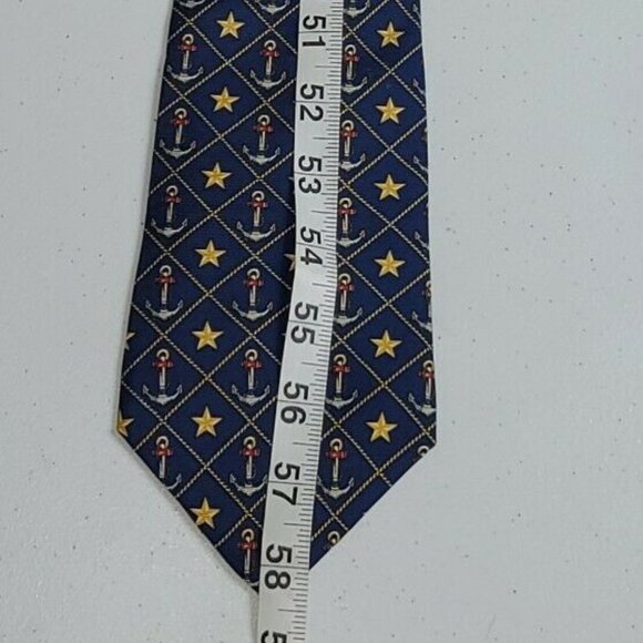 Tommy Hilfiger Men's Two Tone Silk Necktie - Picture 6 of 6